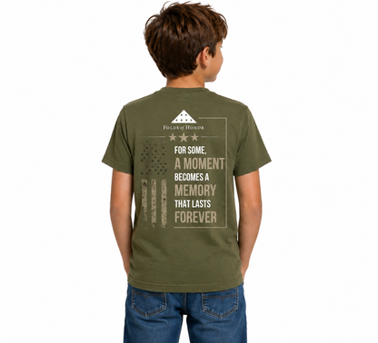Youth Salute Wear Tee – Military Green