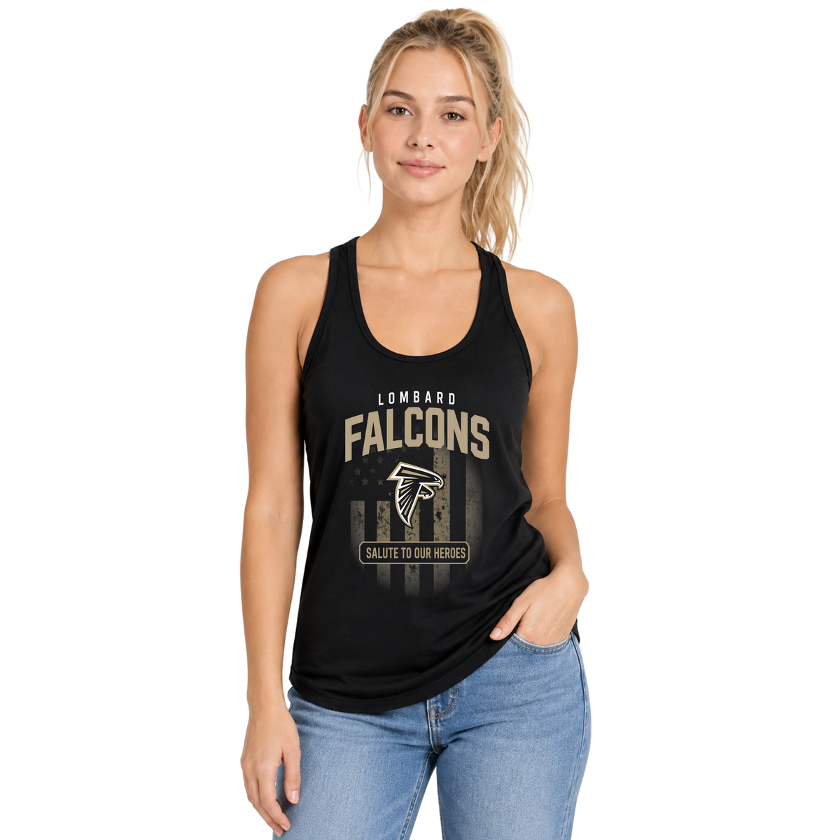 Unisex Salute Wear Tank –Black