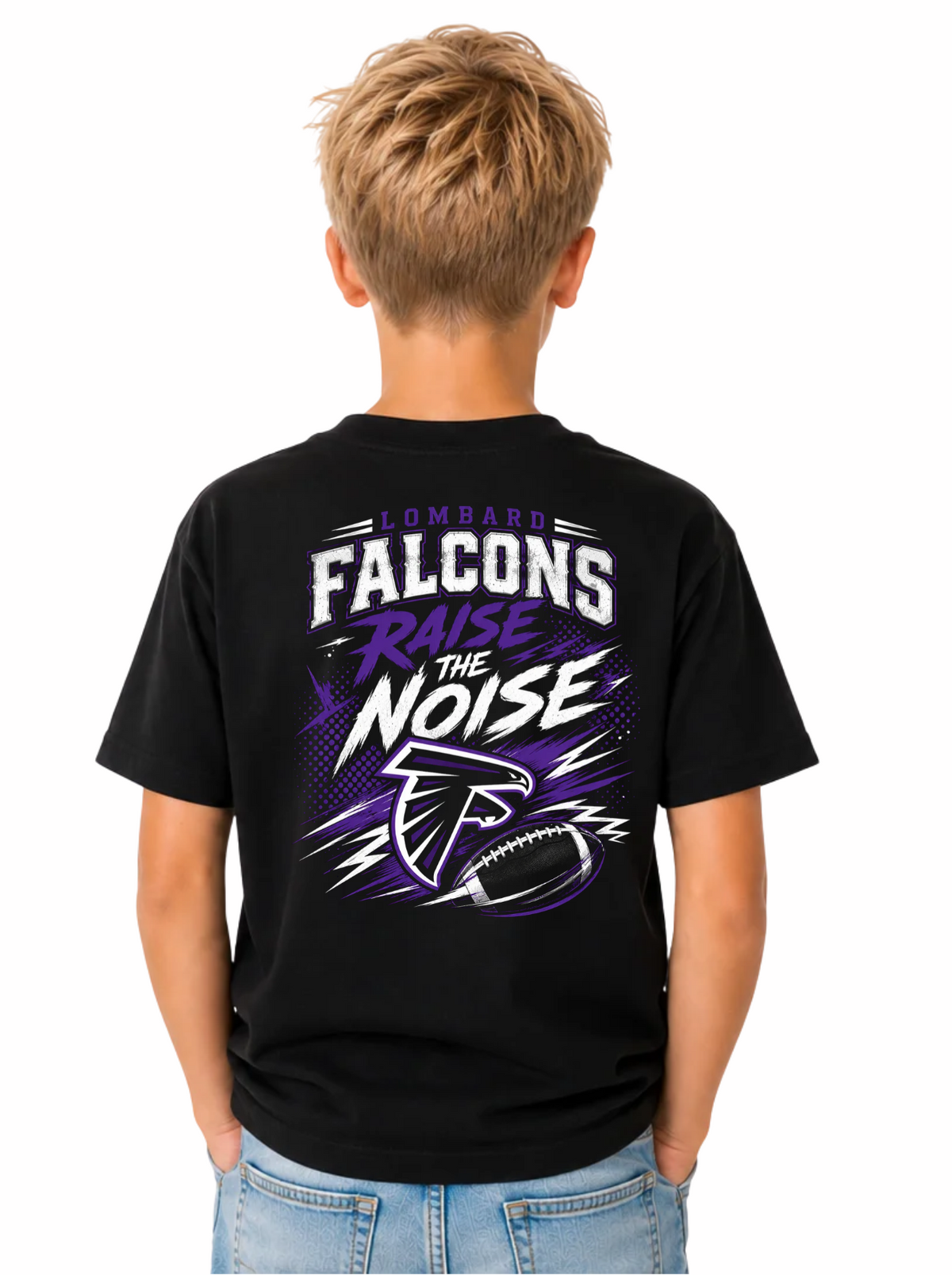Falcons Football D1-YOUTH BLACK