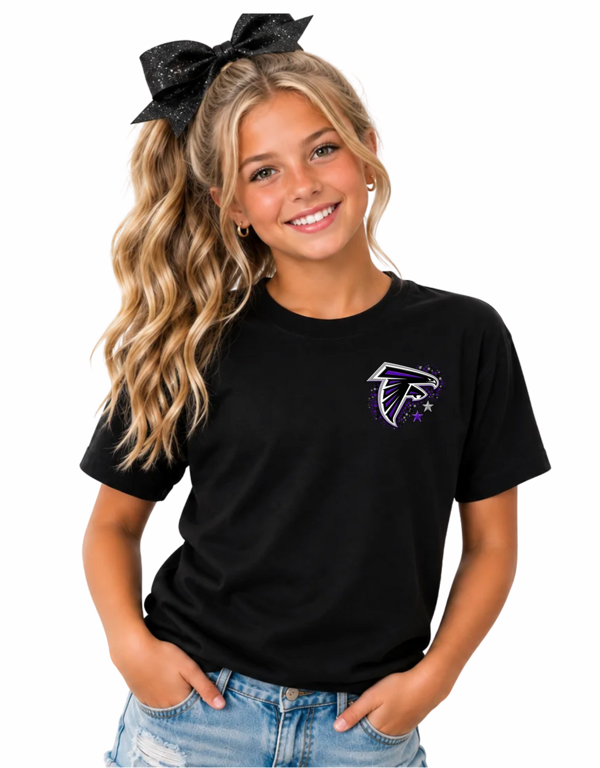Falcons Cheer 1 - YOUTH BLACK